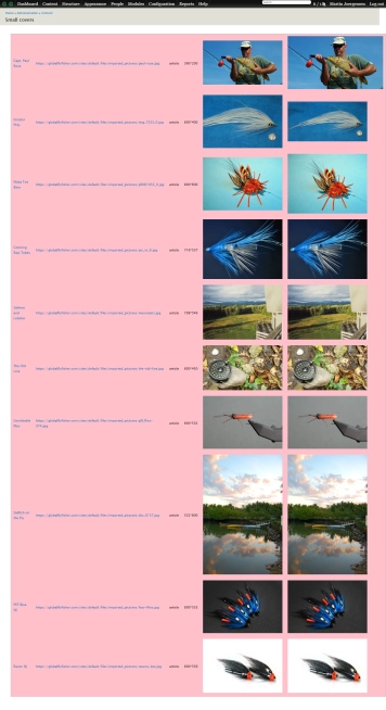 Finding small images Finding small images