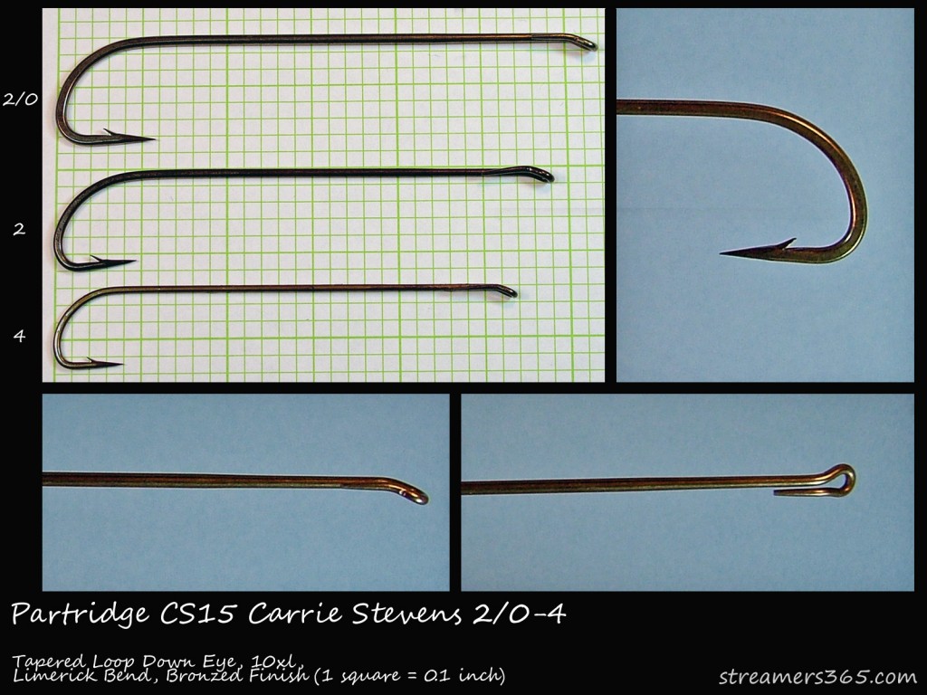 Partridge CS15 Carrie Stevens Hook Profile