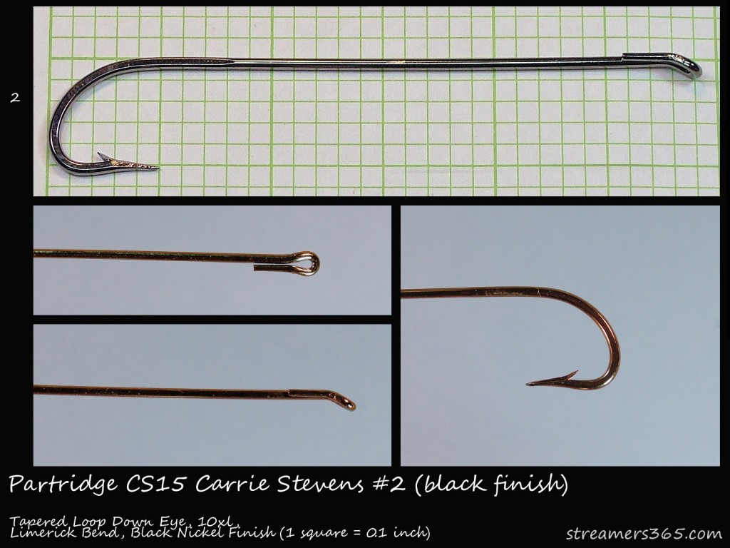 Partridge CS15 Black Nickel Hook Profile