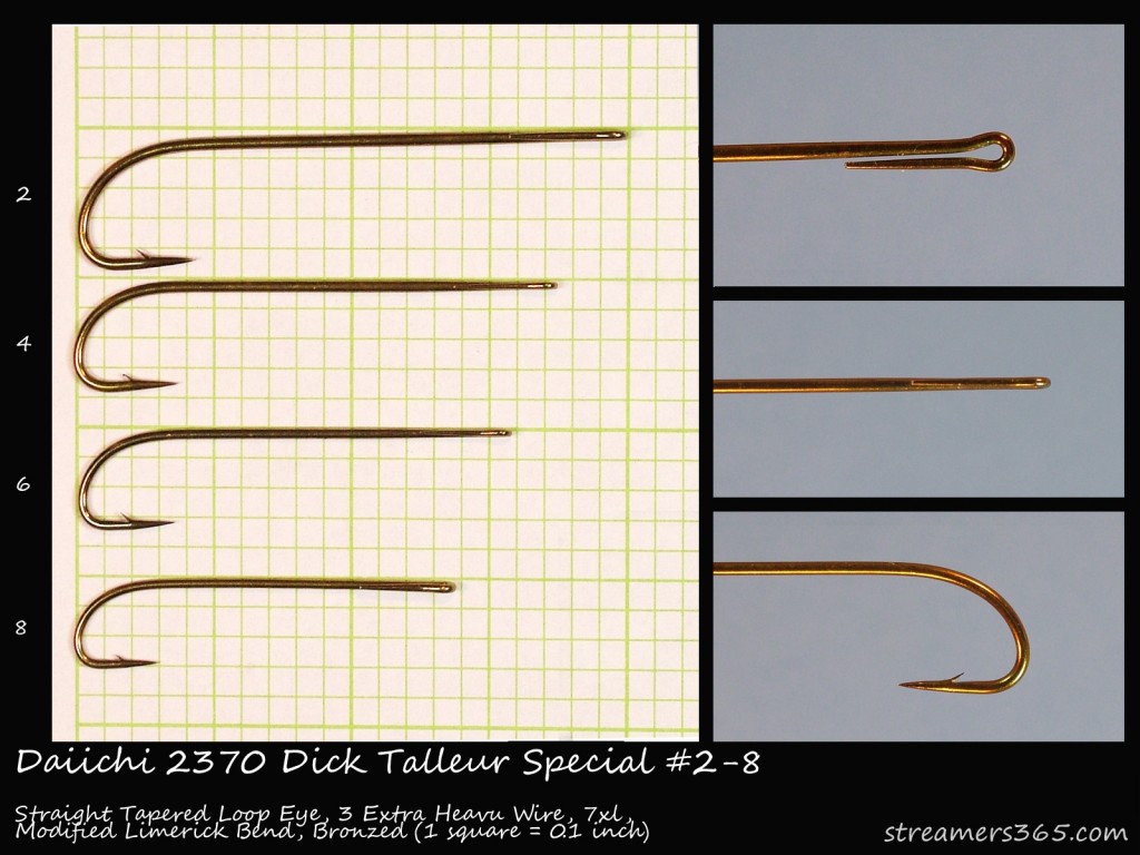 Daiichi 2370 (Dick Talleur) Hook Profile