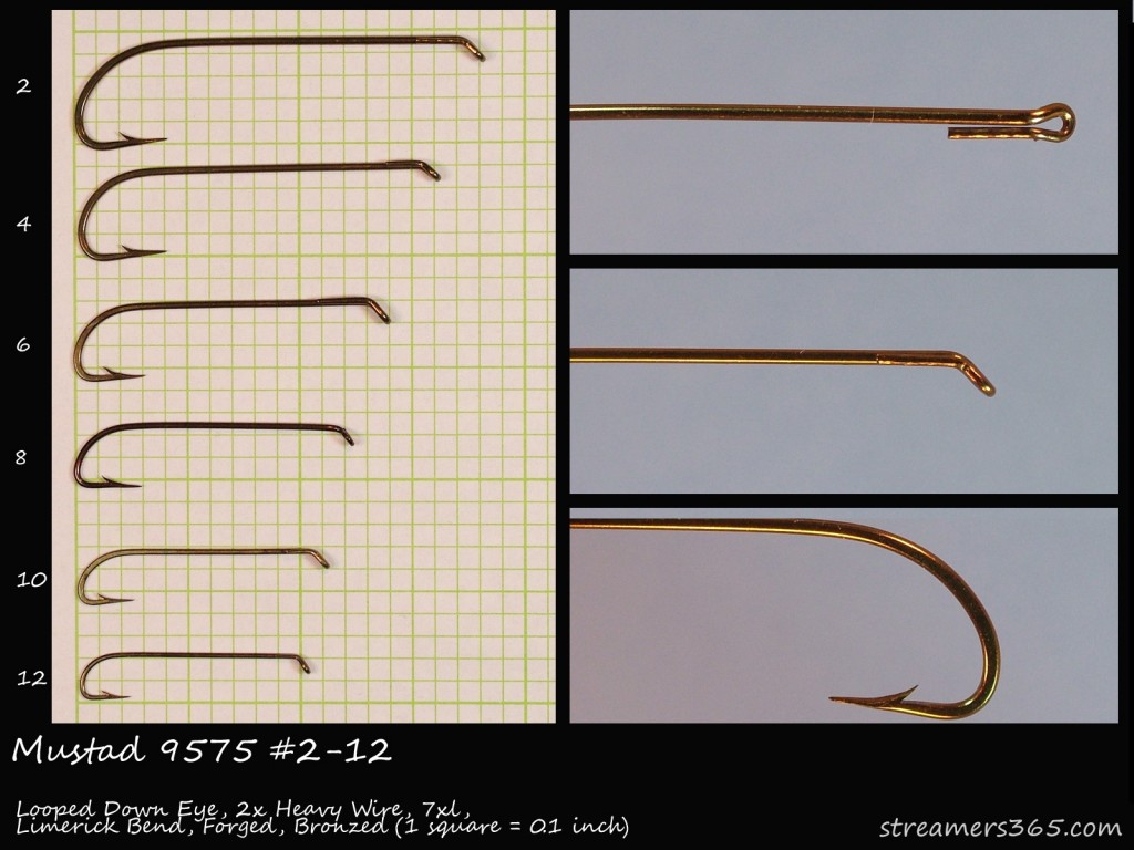 Mustad 9575 Hook Profile