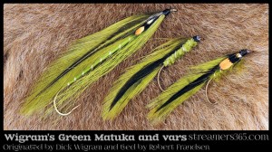 Wigram's Green Matuka and streamer conversion by Robert Frandsen