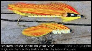 Yellow Peril Matuka and streamer conversion by Robert Frandsen