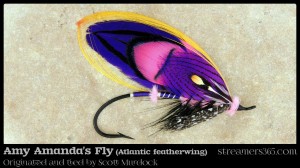 Amy Amanda Fly - Atlantic Salmon Featherwing by Scott Murdock