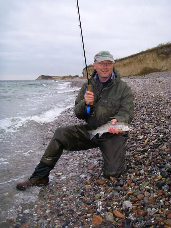 A windy fish - Wind had me screaming at times in the effort to stretch the back cast. But the fly got out. And fish got in.